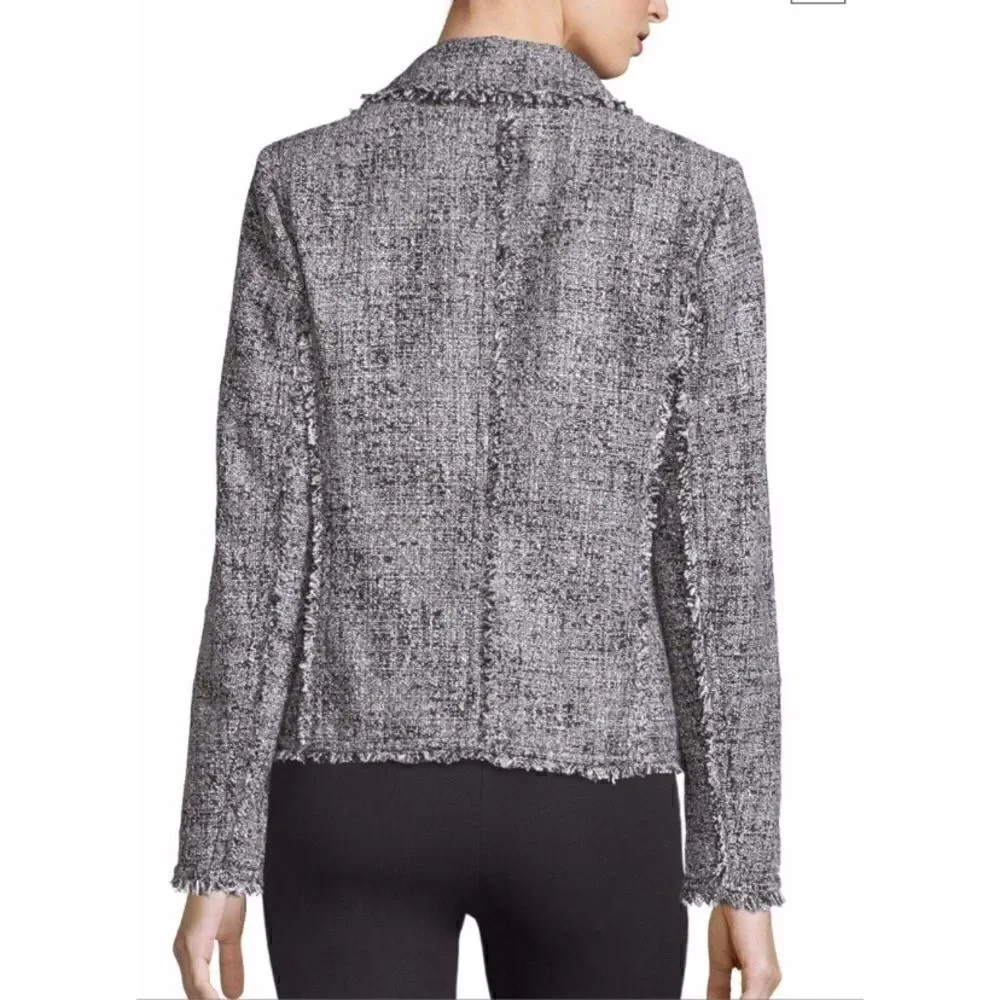 🎉HP 🎉NWOT Michael Kors Fringed Tweed Jacket